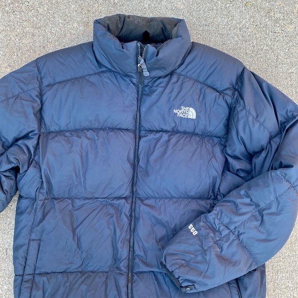 The North Face Black Puffer Down Jacket 550 Size XL - Picture 3 of 5